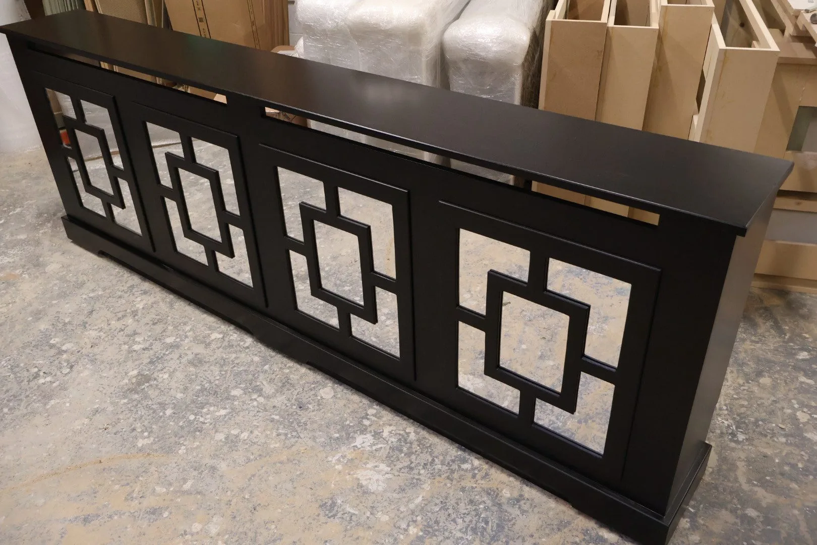 Mirrored Radiator Cover, Bespoke Radiator Cabinet