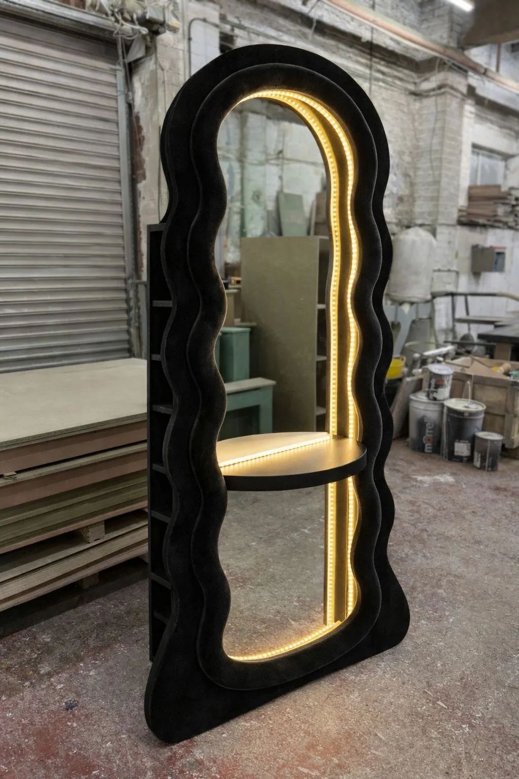 black-velvet-wavy-mirror