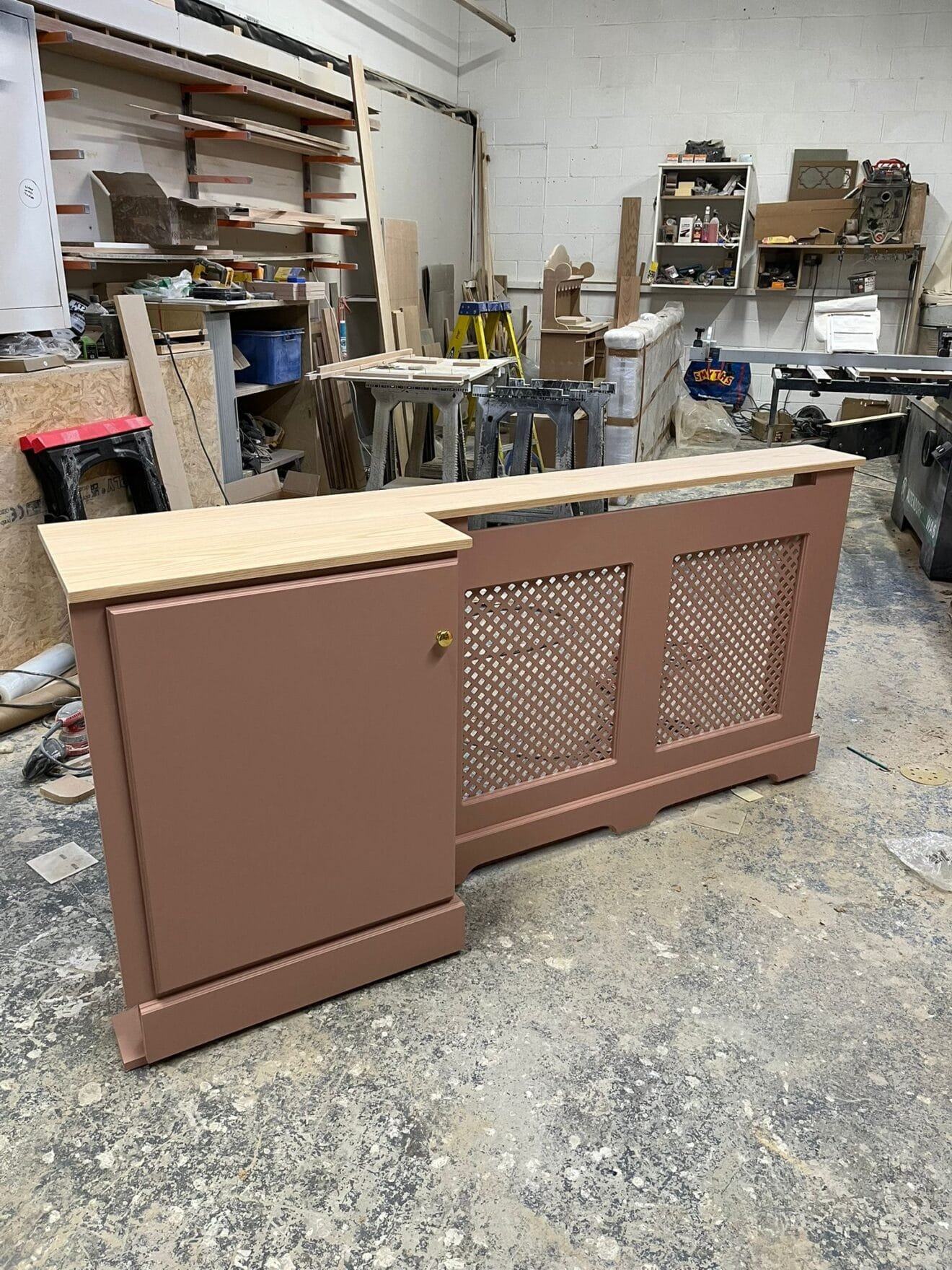 Console Radiator Cover Radiator Cover with Side Storage