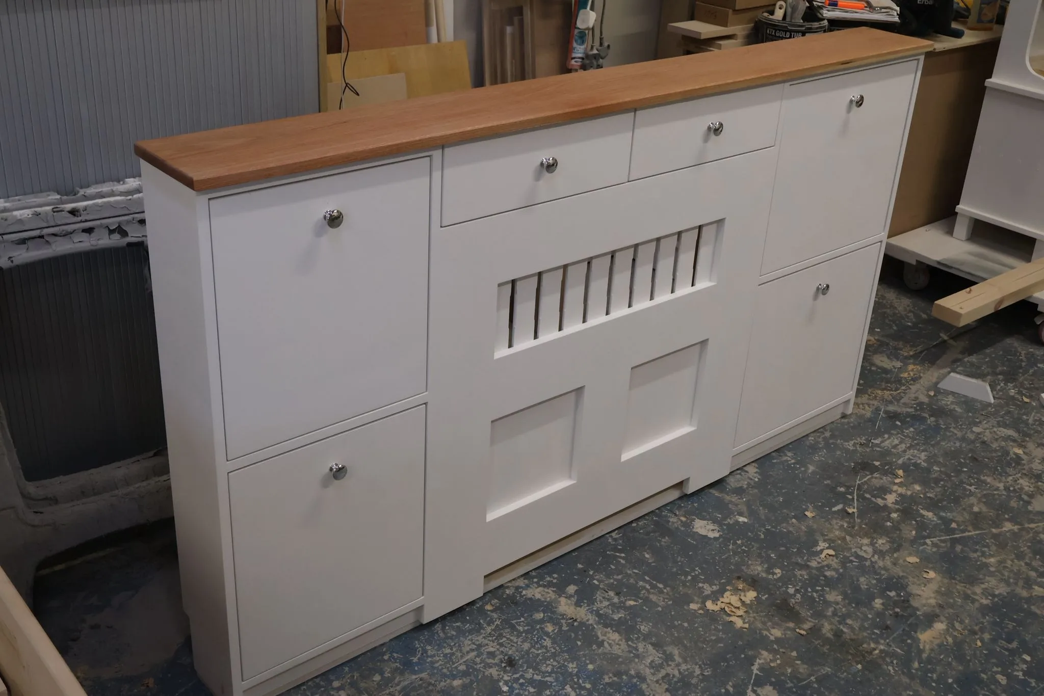 Dual-Storage Radiator Cover