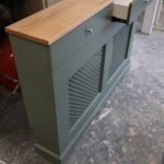 The Heritage Console: Bespoke Radiator Cover with Drawer & Oak Top