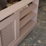 The Chelsea: Bespoke Painted Radiator Cover with Integrated Shelving