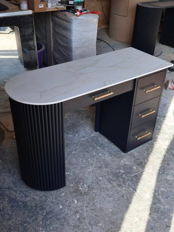Bespoke Fluted Salon Desk
