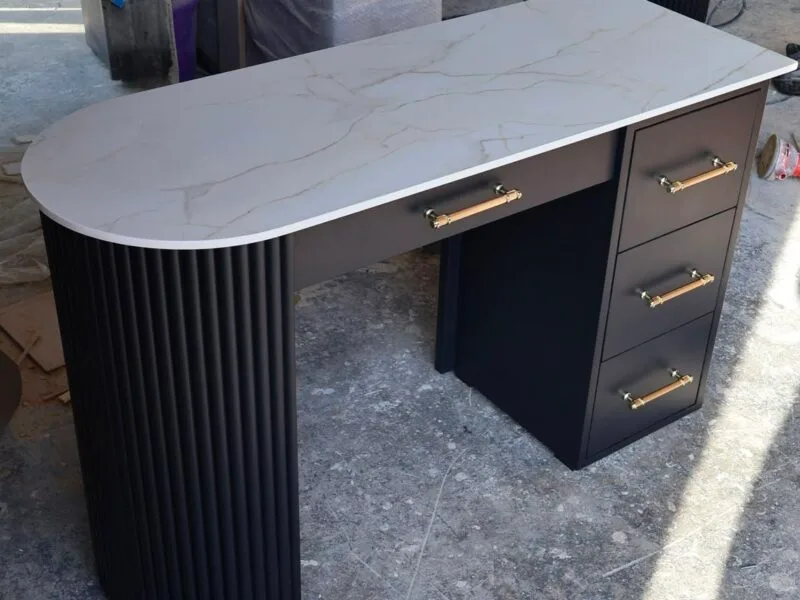 Bespoke Fluted Salon Desk