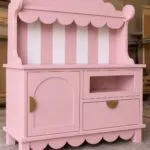 Scalloped Play Dresser – Children’s Wooden Unit