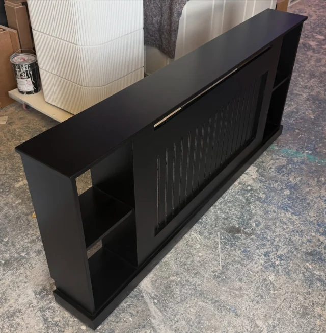 Vertical, Double Side Shelves, Matt Black 🖤🙏🏽