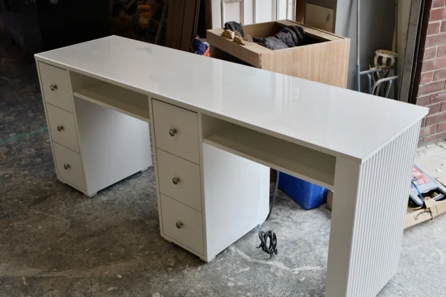 Bespoke Nail Desk, Double sockets fitted 🙌🏼