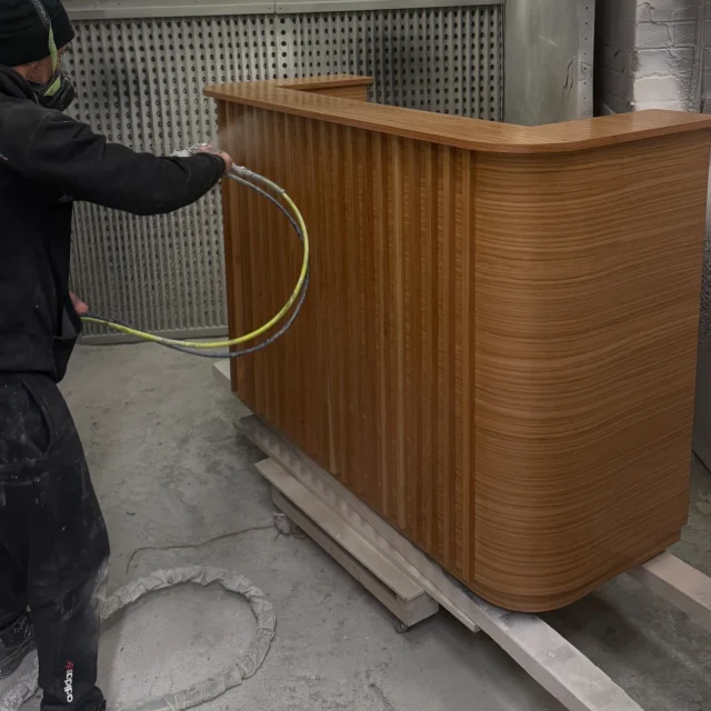 Reception Desks 🙏🏽 Handmade to any size www.auunique.co.uk