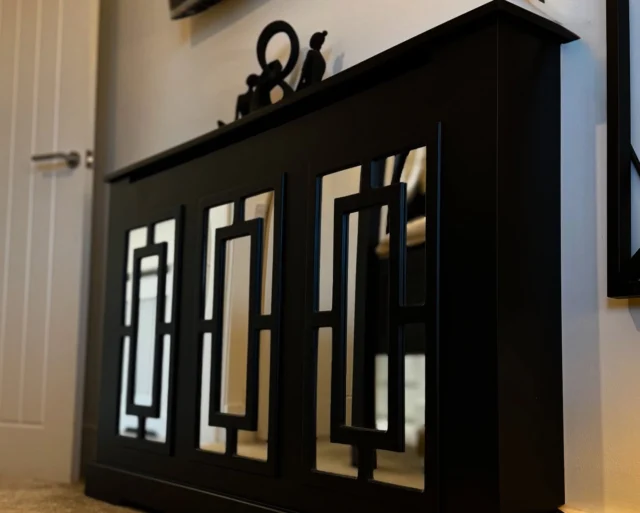 Mirrored Radiator Covers, Any size & colour www.auunique.co.uk