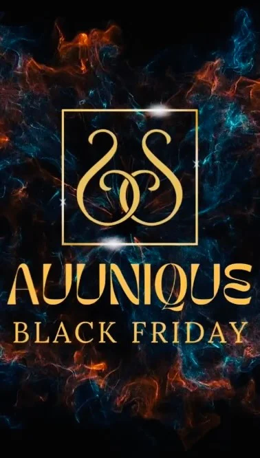 Coming to the end of another busy year 🙏🏽 appreciate all our new and returning customers, Black Friday ends Monday here at AUUNIQUE 🙌🏼 Code: BF50 🖤