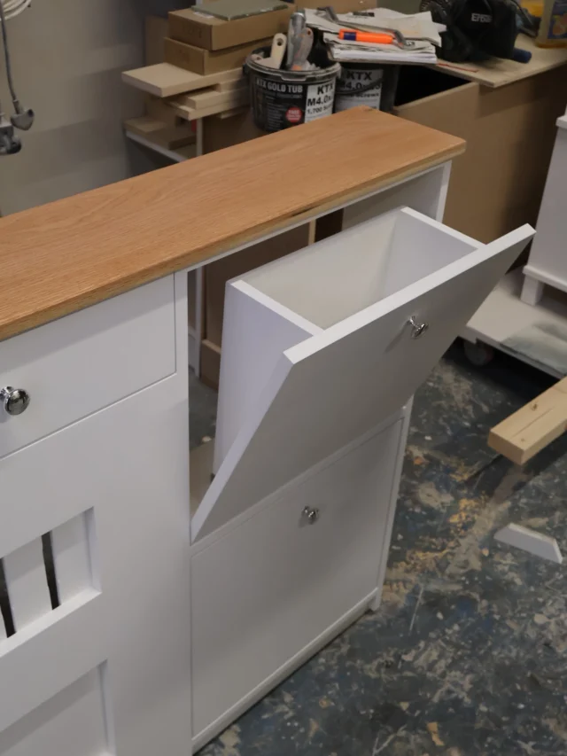 Shoe storage radiator cover, made to match the customers panelled radiator cover 🙏🏽