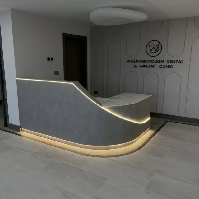 Bespoke reception desk 🩶