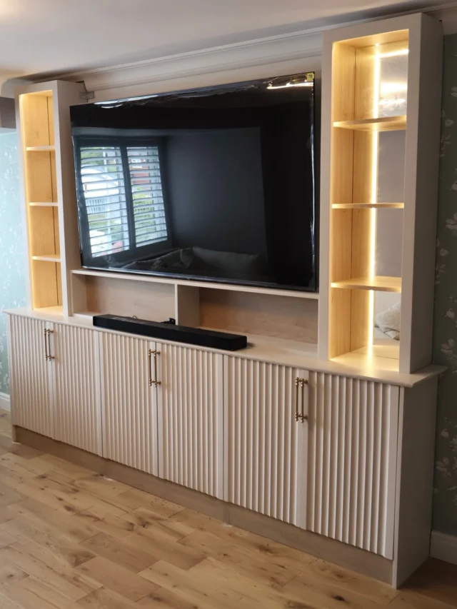 Bespoke media unit, designed and manufactured by us 👌🏼